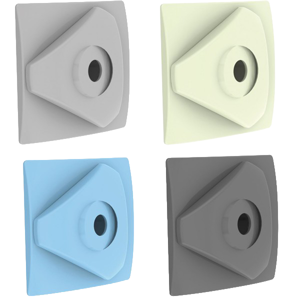 Pièces à sceller de couleurs
